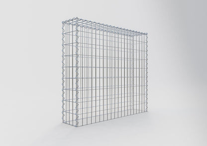 Gabion rapporté type 3 100 cm x 90 cm x 20 cm (L x H x P), mailles 5 cm x 10 cm, spirale