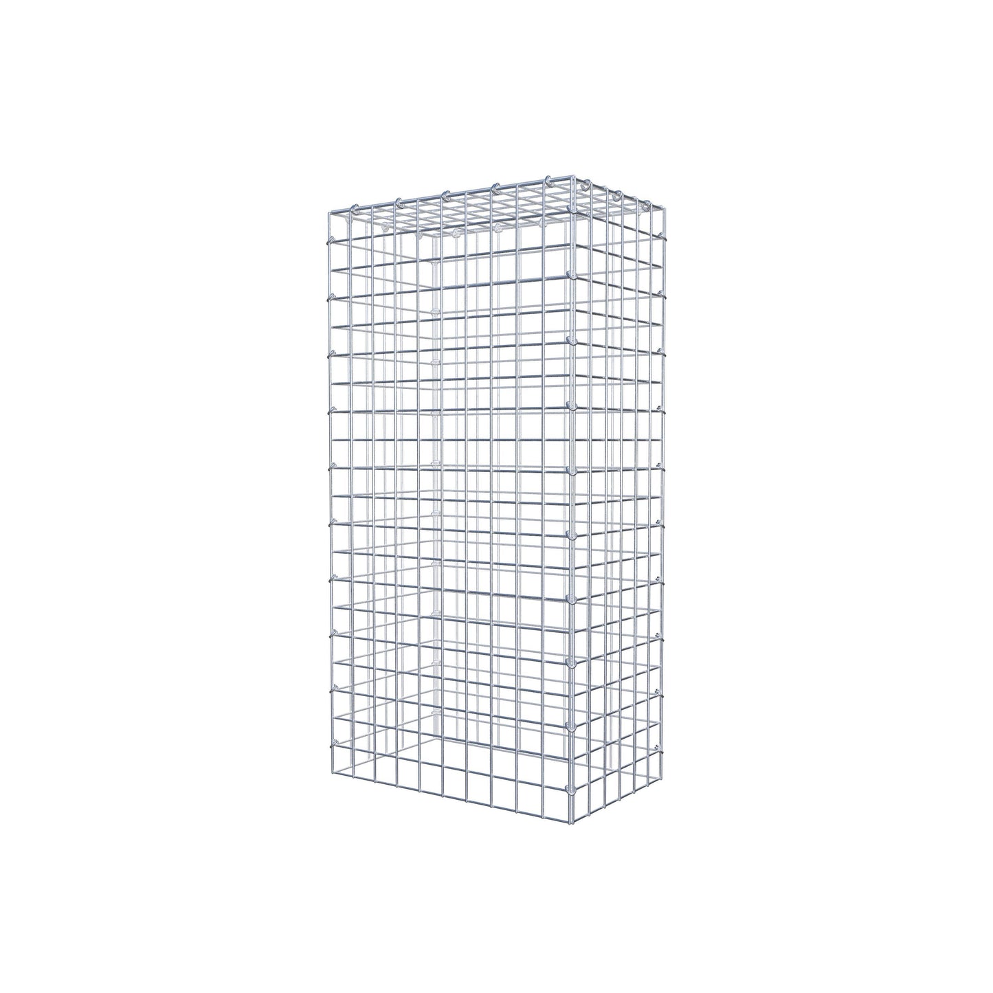 Type 3 oplegkorf 100 cm x 30 cm x 50 cm (L x H x D), maaswijdte 5 cm x 5 cm, C-ring
