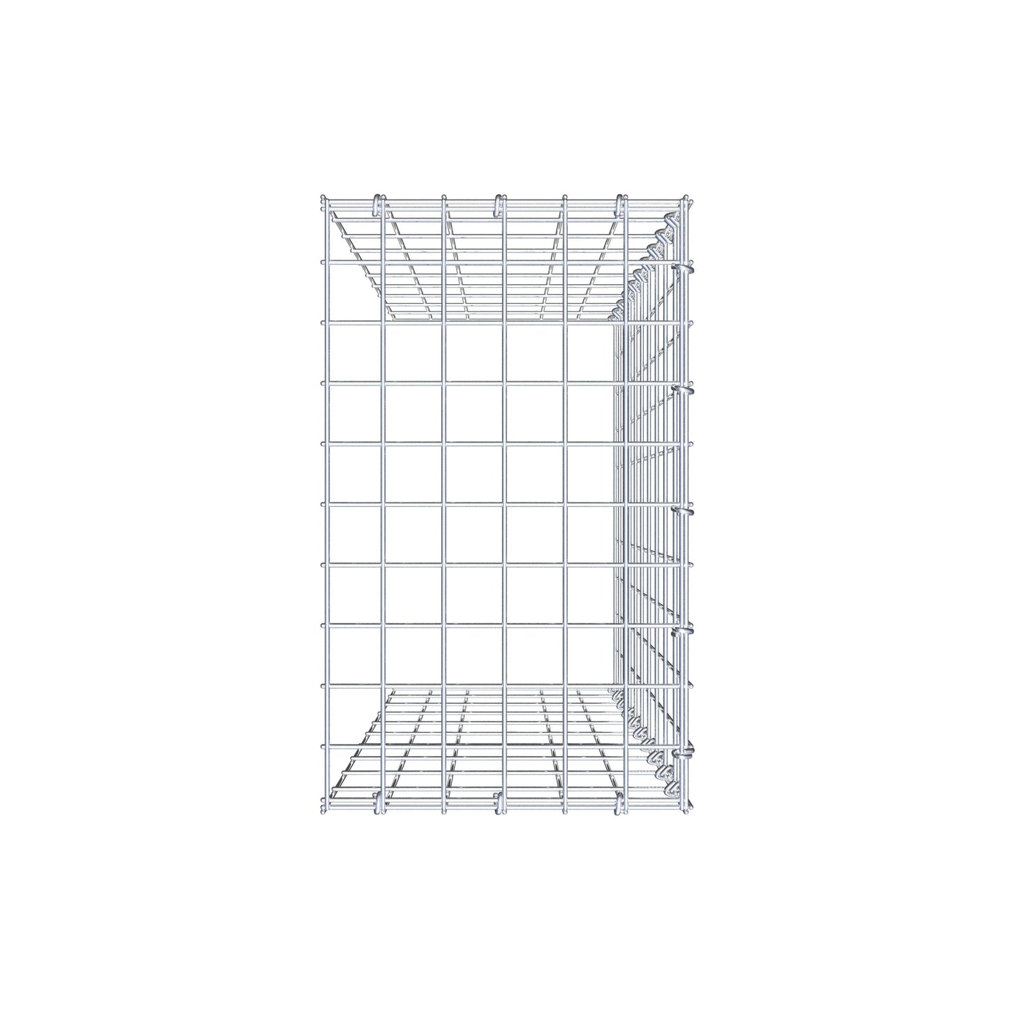 Pile aggiuntivo tipo 4 100 cm x 30 cm x 50 cm (L x H x P), maglia 5 cm x 10 cm, anello a C