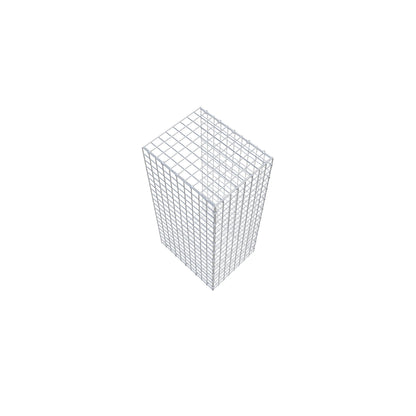 Gabião Tipo 2 100 cm x 50 cm x 40 cm (C x A x P), malhagem 5 cm x 5 cm, anel C