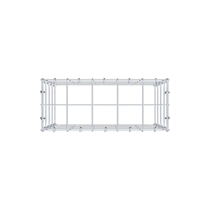 Monteret gabion type 3 50 cm x 40 cm x 20 cm (L x H x D), maskestørrelse 10 cm x 10 cm, C-ring