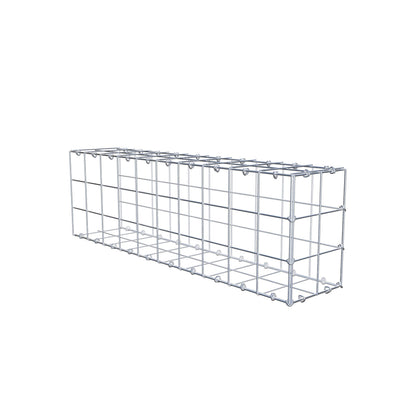 Gavión complementario de tipo 2 100 cm x 30 cm x 20 cm (L x A x P), malla 10 cm x 10 cm, anillo en C