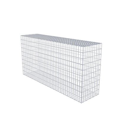 Schanskorf 200 cm x 100 cm x 50 cm (L x H x D), maaswijdte 5 cm x 10 cm, C-ring