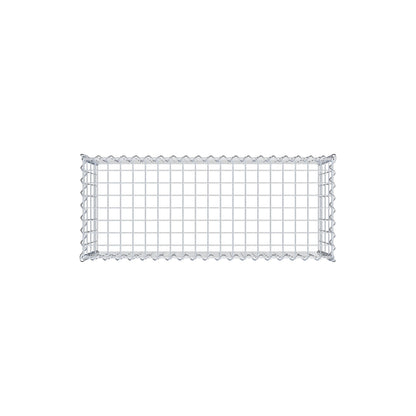 Anbaugabione Typ 3 100 cm x 40 cm x 40 cm (L x H x T), Maschenweite 5 cm x 10 cm, Spirale