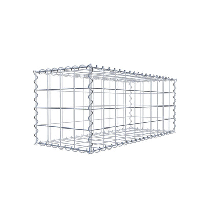 Gabion 100 cm x 40 cm x 40 cm (L x H x D), maskstorlek 10 cm x 10 cm, spiral