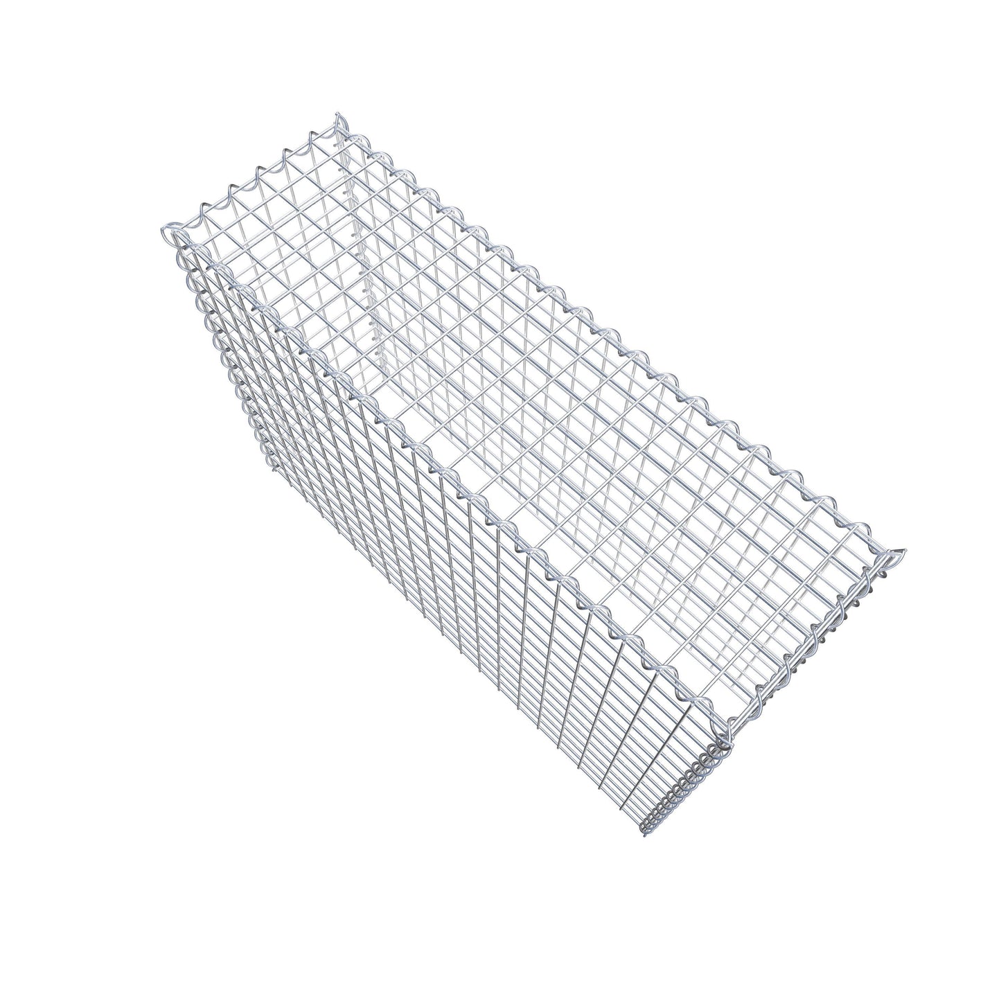 Aangegroeide schanskorf type 3 100 cm x 70 cm x 30 cm (L x H x D), maaswijdte 5 cm x 5 cm, spiraal