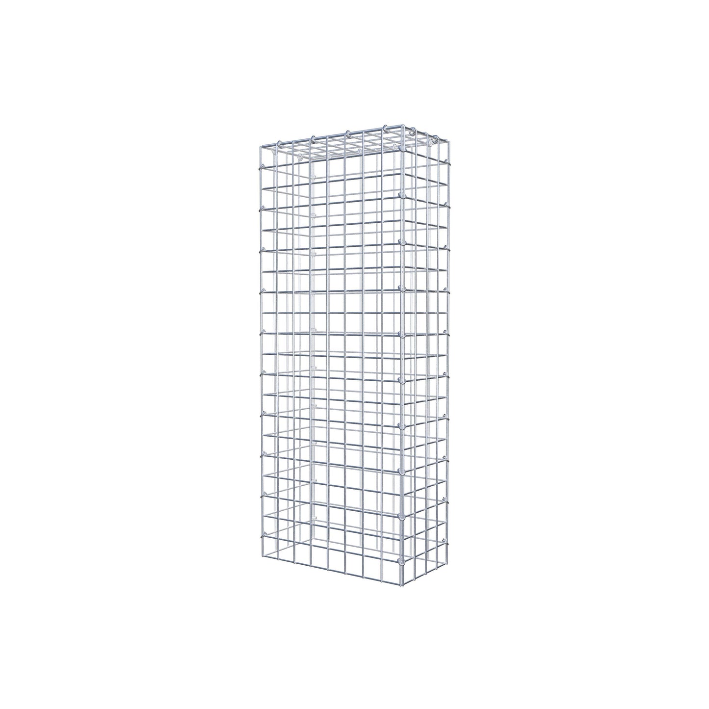 Type 3 oplegkorf 100 cm x 20 cm x 40 cm (L x H x D), maaswijdte 5 cm x 5 cm, C-ring