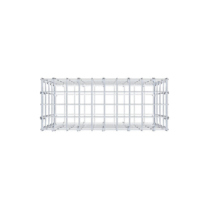 Gabion 50 cm x 40 cm x 20 cm (L x H x D), maskestørrelse 5 cm x 10 cm, C-ring