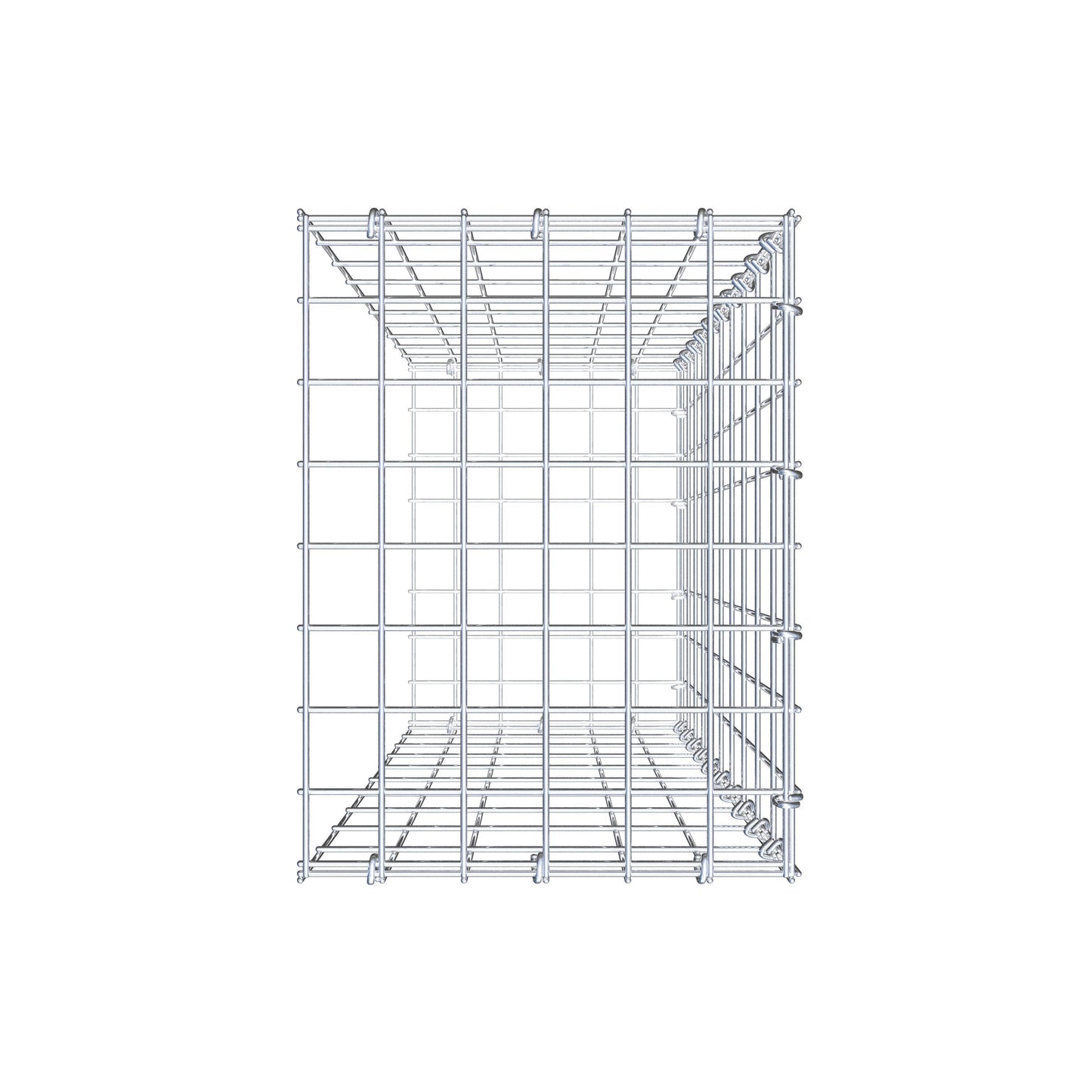 Pila adicional tipo 2 100 cm x 30 cm x 40 cm, malla 5 cm x 10 cm, anillo en C