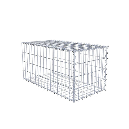 Add-on schanskorf type 2 80 cm x 40 cm x 40 cm (L x H x D), maaswijdte 5 cm x 10 cm, spiraalvormig