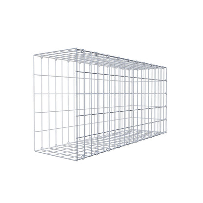 Opzetpaal type 2 100 cm x 50 cm x 30 cm, maaswijdte 5 cm x 10 cm, C-ring