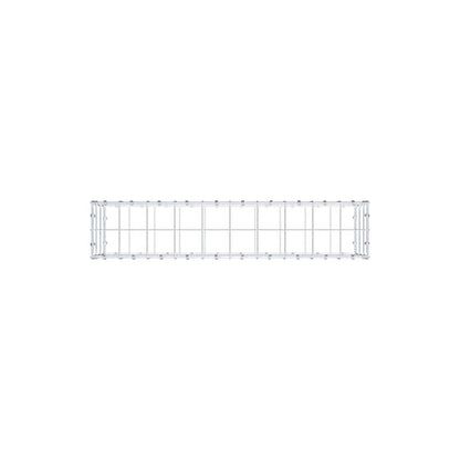 Gavión 100 cm x 30 cm x 20 cm (L x A x P), malla 10 x 10 cm, anillo en espiral