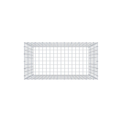 Anbaugabione Typ 3 100 cm x 100 cm x 50 cm (L x H x T), Maschenweite 5 cm x 10 cm, C-Ring
