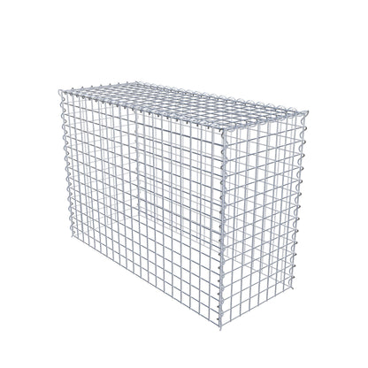 Add-on schanskorf type 3 100 cm x 70 cm x 40 cm (L x H x D), maaswijdte 5 cm x 5 cm, spiraalvormig