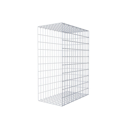 Opzetpaal type 2 100 cm x 70 cm x 40 cm, maaswijdte 5 cm x 10 cm, C-ring