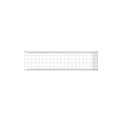 Anbaugabione Typ 4 200 cm x 100 cm x 50 cm (L x H x T), Maschenweite 10 cm x 10 cm, Spirale