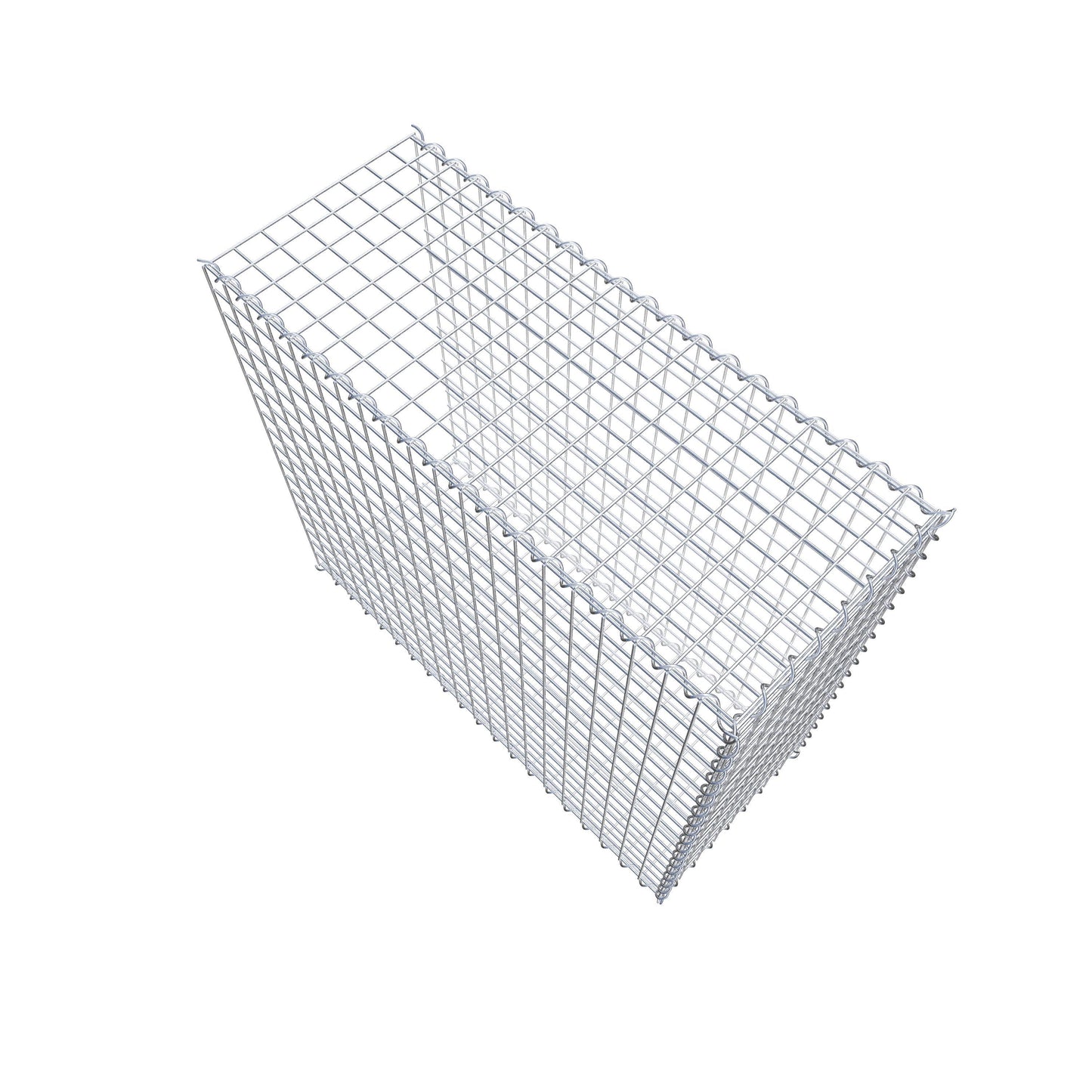 Add-on schanskorf type 2 100 cm x 90 cm x 40 cm (L x H x D), maaswijdte 5 cm x 5 cm, spiraalvormig