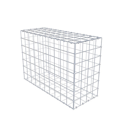 Gabion 100 cm x 70 cm x 40 cm (L x H x D), maskstorlek 10 x 10 cm, spiralring
