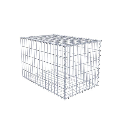 Add-on schanskorf type 2 80 cm x 50 cm x 50 cm (L x H x D), maaswijdte 5 cm x 10 cm, spiraalvormig
