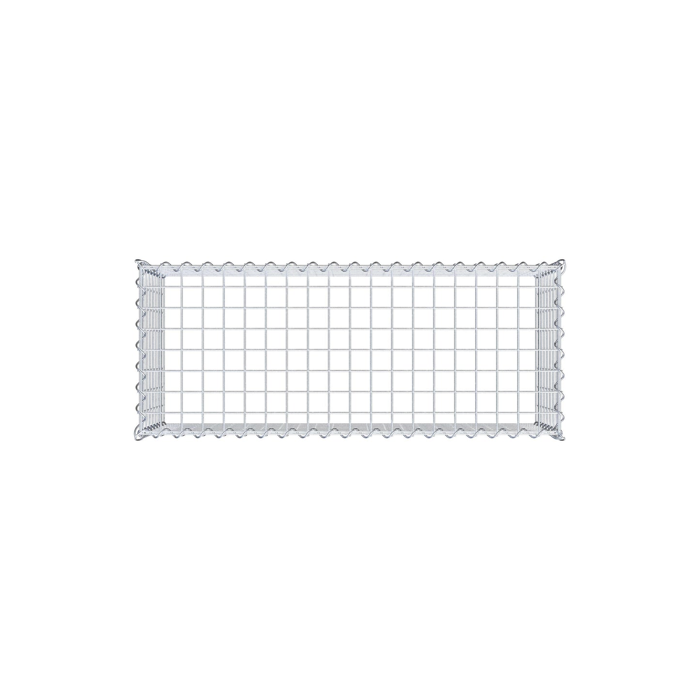 Add-on schanskorf type 3 100 cm x 40 cm x 40 cm (L x H x D), maaswijdte 5 cm x 5 cm, spiraalvormig