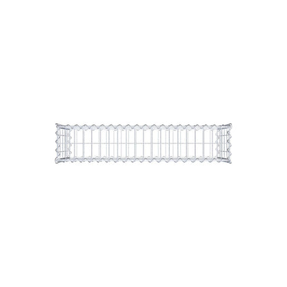 2er Set Gabionen 100 cm x 50 cm x 20 cm (L x H x T), Maschenweite 5 x 10 cm, Spirale
