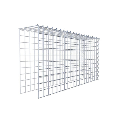 Gabion rapporté type 4 100 cm x 50 cm x 20 cm (L x H x P), mailles 5 cm x 5 cm, spirale