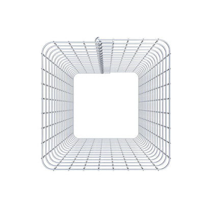 Colonne de gabion carrée 42 cm x 42 cm, hauteur 80 cm, MW 5 cm x 5 cm