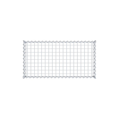 Add-on schanskorf type 3 100 cm x 20 cm x 50 cm (L x H x D), maaswijdte 5 cm x 10 cm, spiraalvormig