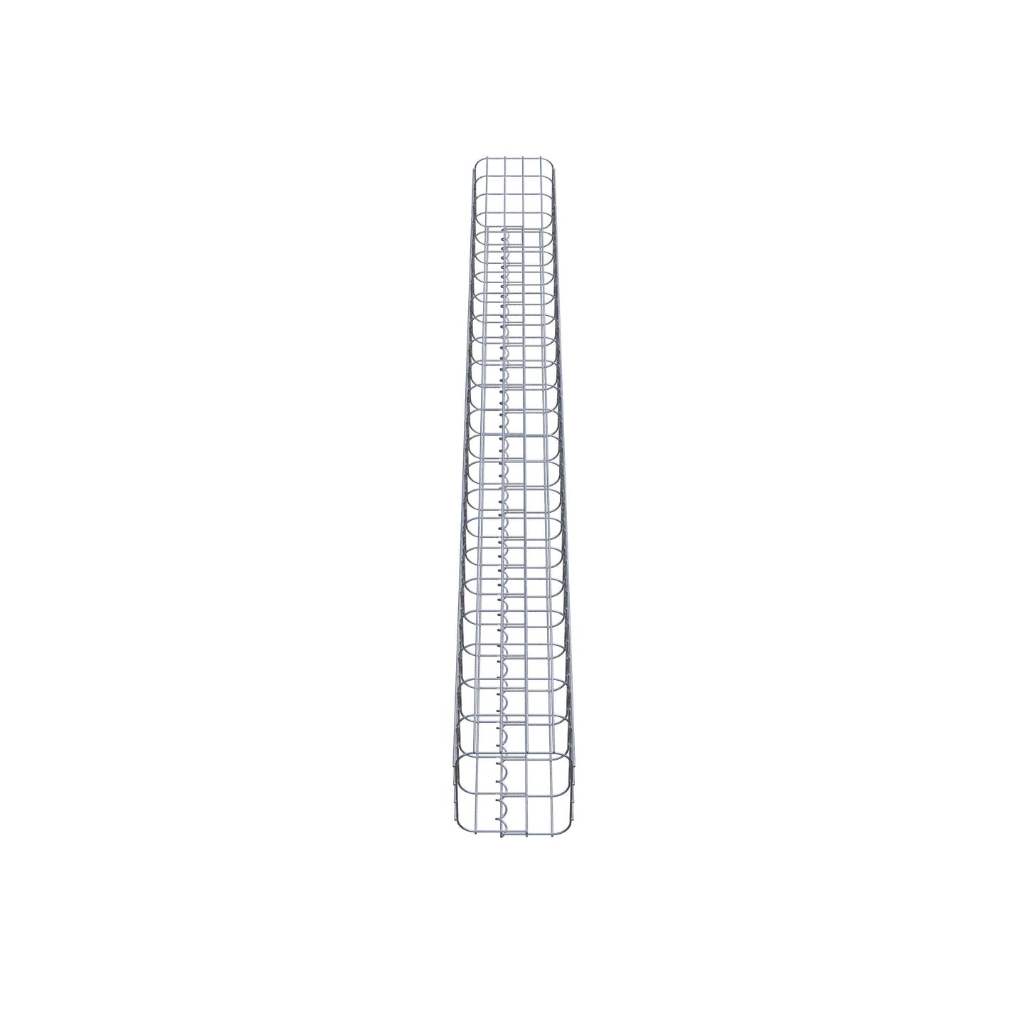 Colonne de gabion carrée 22 cm x 22 cm, 230 cm de hauteur, MW 5 cm x 10 cm