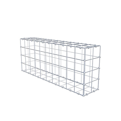 Gabion 100 cm x 40 cm x 20 cm (L x H x D), mesh size 10 x 10 cm, spiral ring