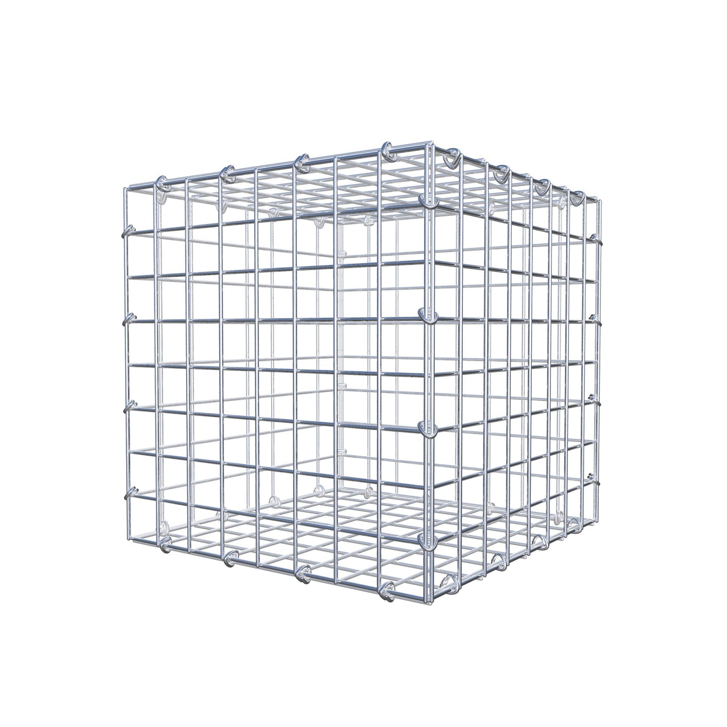 Gabion 40 cm x 40 cm x 40 cm (L x H x D), mesh size 5 cm x 5 cm, C-ring