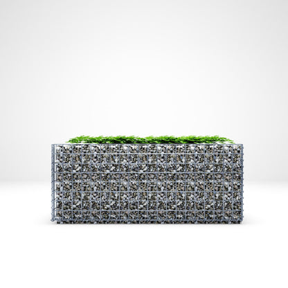 Højbed firkantet 100 cm x 40 cm x 40 cm (L x H x D), maskestørrelse 5 x 5 cm, vægtykkelse 10 cm