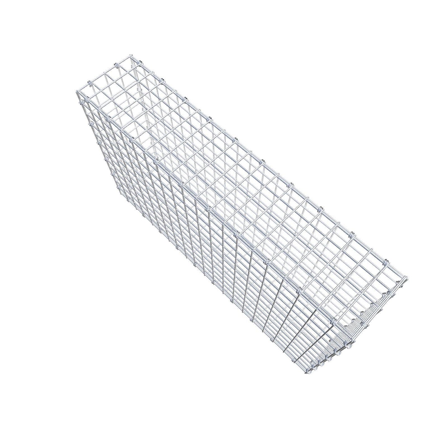 Gabion 100 cm x 60 cm x 20 cm (L x H x D), mesh size 5 x 5 cm, spiral ring