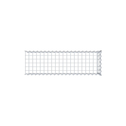 Opvokset gabion type 4 100 cm x 30 cm x 30 cm (L x H x D), maskestørrelse 5 cm x 10 cm, spiral