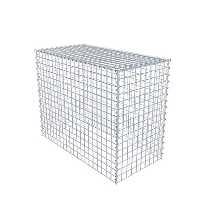 Gabbione aggiuntivo tipo 3 100 cm x 80 cm x 50 cm (L x H x P), dimensione maglia 5 cm x 5 cm, a spirale
