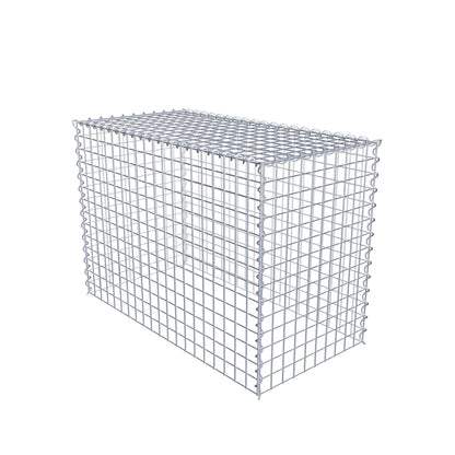 Gabião Tipo 3 100 cm x 70 cm x 50 cm (C x A x P), malhagem 5 cm x 5 cm, espiral