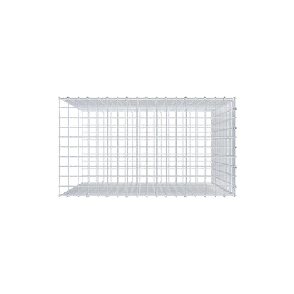 Fourche rapportée type 2 100 cm x 90 cm x 50 cm (L x H x P), mailles 5 cm x 5 cm, anneau C