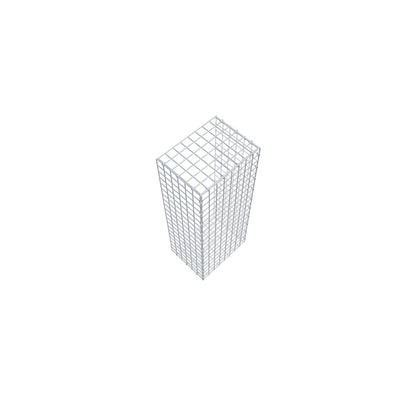 Type 2 oplegkorf 100 cm x 30 cm x 40 cm (L x H x D), maaswijdte 5 cm x 5 cm, C-ring