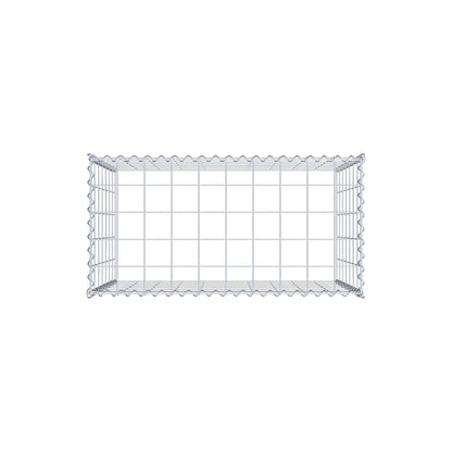 Gabion rapporté type 3 100 cm x 70 cm x 50 cm (L x H x P), mailles 10 cm x 10 cm, spirale