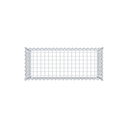 Add-on schanskorf type 3 100 cm x 50 cm x 40 cm (L x H x D), maaswijdte 5 cm x 5 cm, spiraalvormig