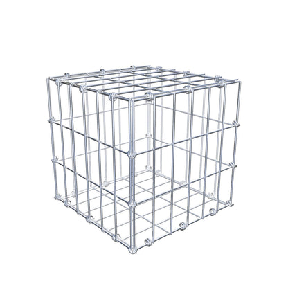 Schanskorf 30 cm x 30 cm x 30 cm (L x H x D), maaswijdte 5 x 10 cm, spiraalring
