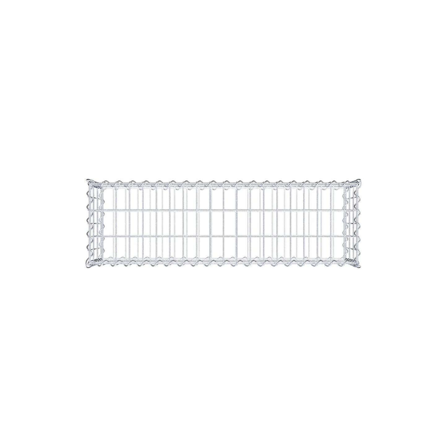 Gabione 100 cm x 30 cm x 30 cm (L x H x T), Maschenweite 5 cm x 10 cm, Spirale