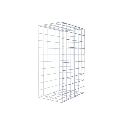 Type 2 oplegkorf 100 cm x 60 cm x 40 cm (L x H x D), maaswijdte 10 cm x 10 cm, C-ring