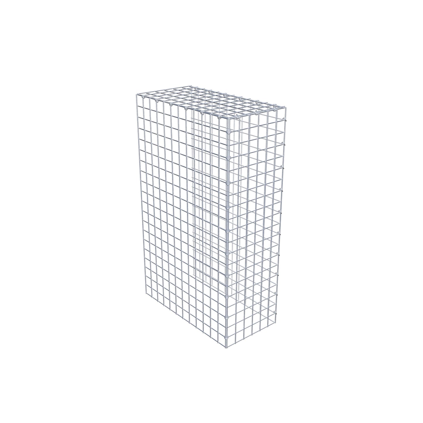 Gavión adicional tipo 4 100 cm x 60 cm x 30 cm (L x A x P), malla 5 cm x 5 cm, anillo en C