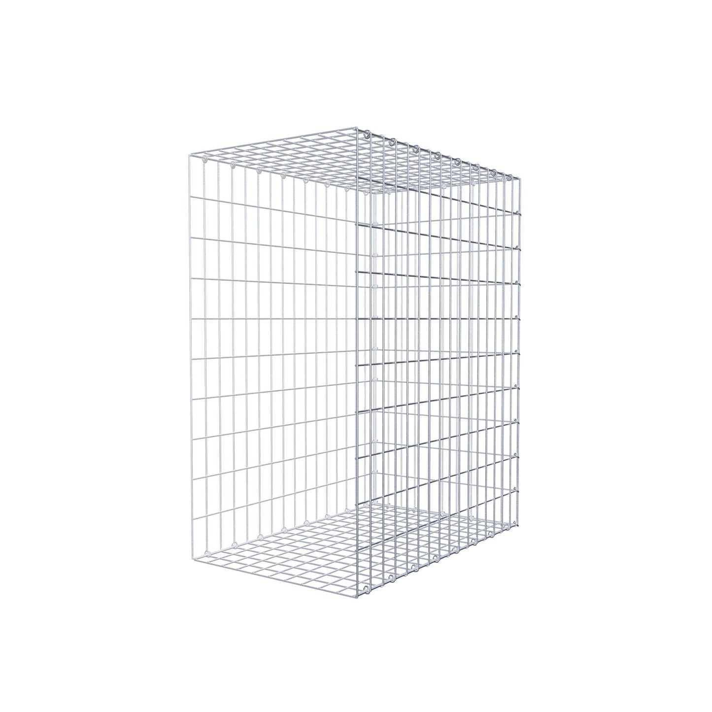 Opzetpaal type 2 100 cm x 80 cm x 50 cm, maaswijdte 5 cm x 10 cm, C-ring