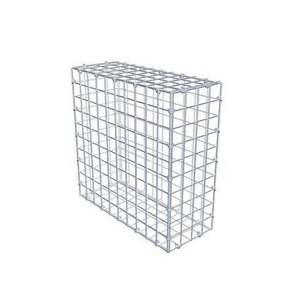Gabion 50 cm x 50 cm x 20 cm (L x H x D), mesh size 5 cm x 5 cm, C-ring