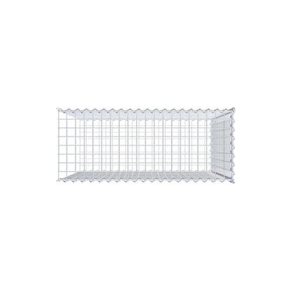 Add-on schanskorf type 2 100 cm x 100 cm x 40 cm (L x H x D), maaswijdte 5 cm x 5 cm, spiraalvormig