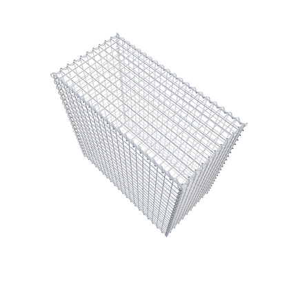 Gabião 100 cm x 100 cm x 50 cm (C x A x P), malhagem 5 cm x 5 cm, espiral
