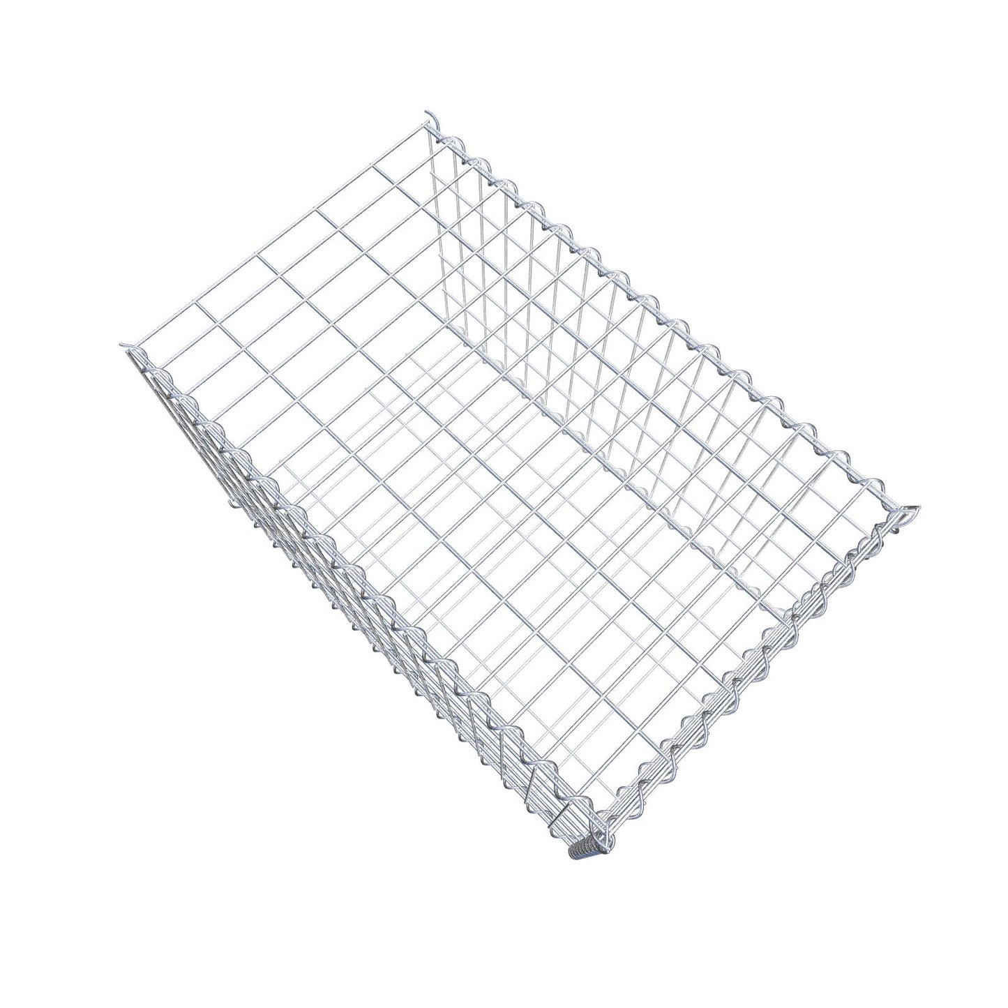 Add-on schanskorf type 2 80 cm x 50 cm x 50 cm (L x H x D), maaswijdte 5 cm x 10 cm, spiraalvormig