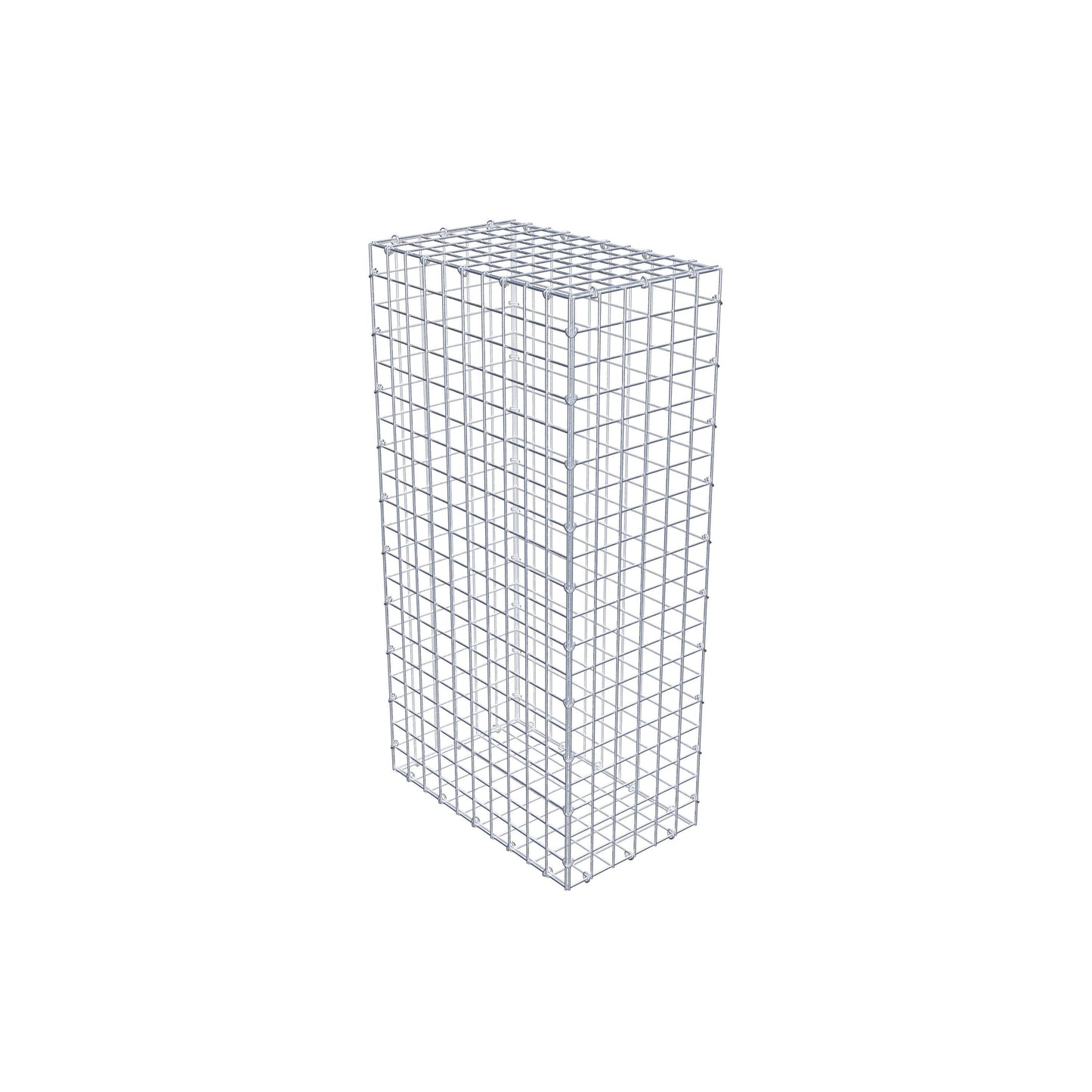 Gabion 100 cm x 50 cm x 30 cm (L x H x P), mailles 5 cm x 5 cm, anneau en C